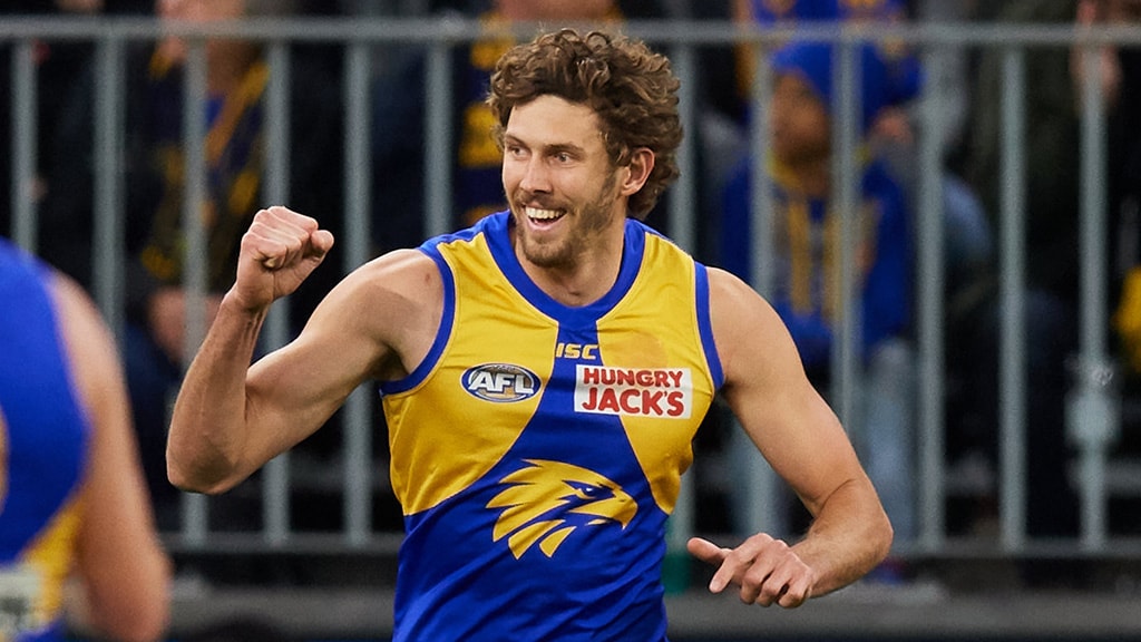 HickLou landscape.jpg Tom Hickey says the arrival of his first child, Lou, was a welcome distraction ahead of his first AFL final - West Coast Eagles,Geelong Cats